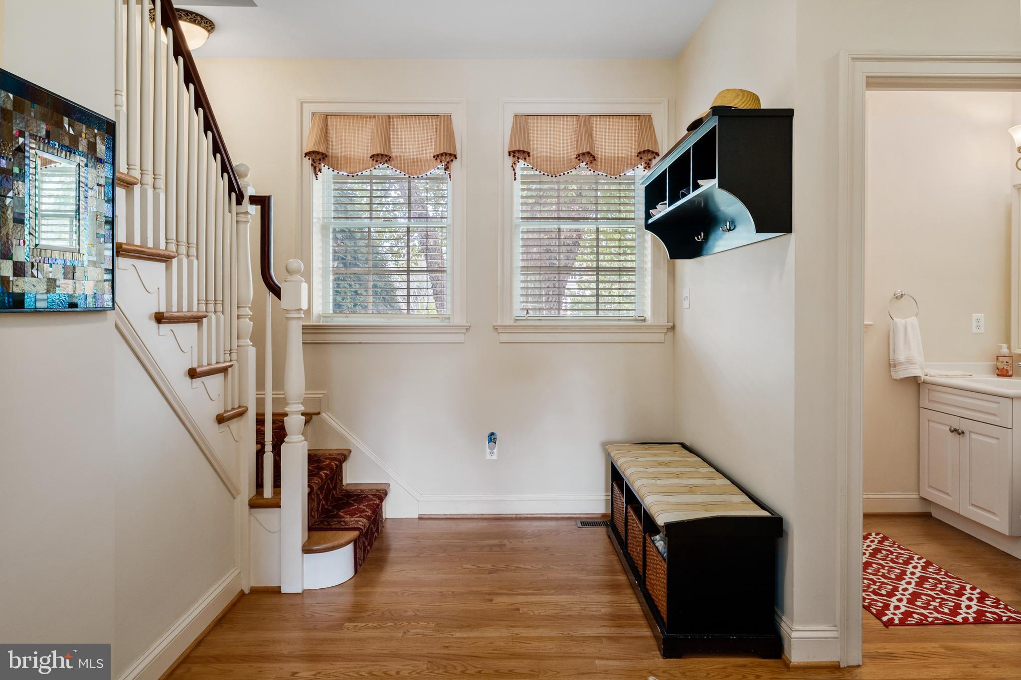 809 Matlack Drive Moorestown, NJ 08057 - Photo 29 of 67 a view of an entryway with wooden floor and windows
