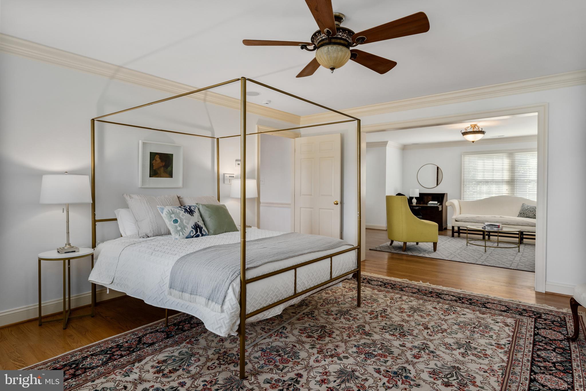 809 Matlack Drive Moorestown, NJ 08057 - Photo 36 of 67 a bedroom with a bed and a mirror