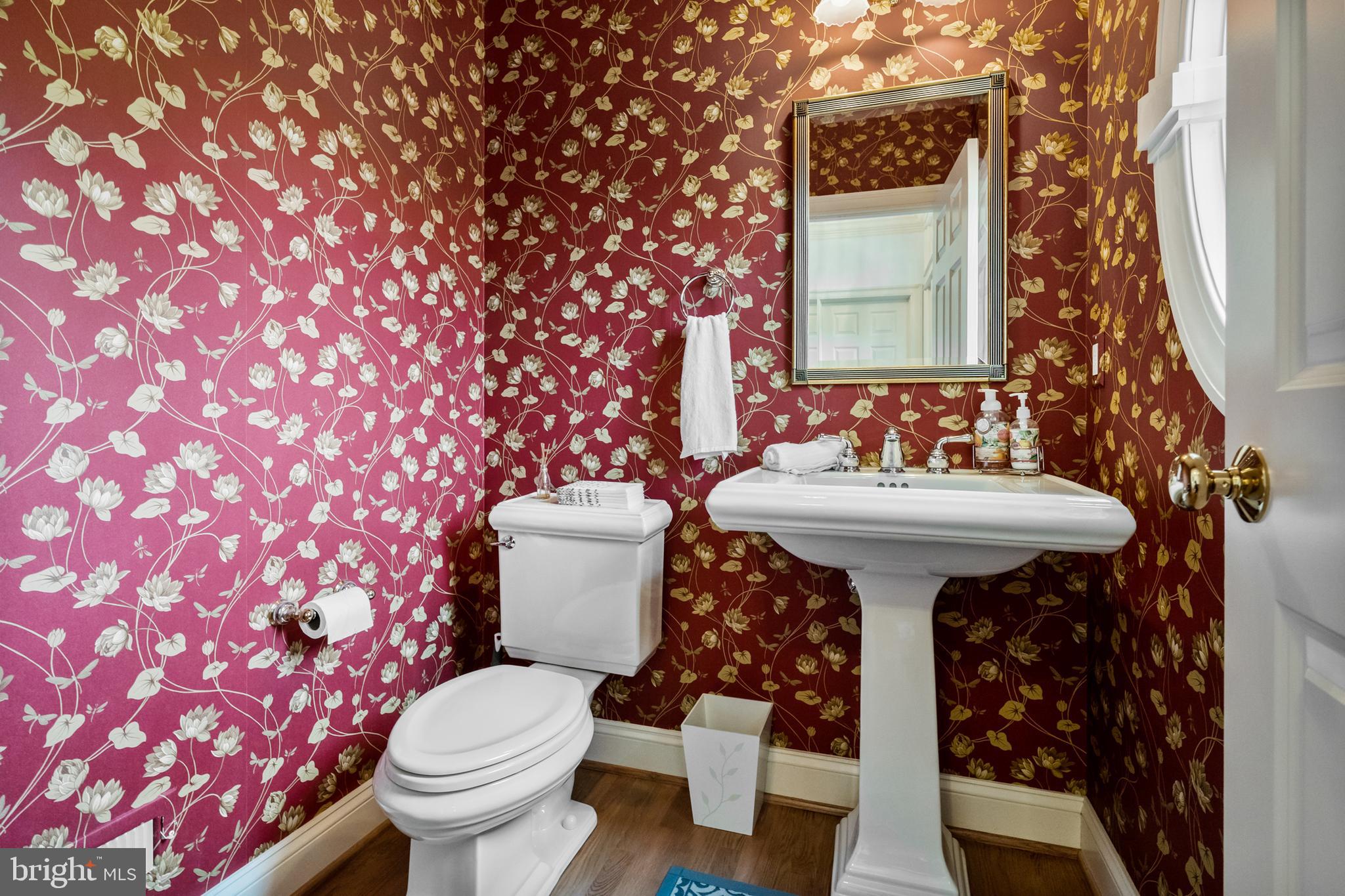 809 Matlack Drive Moorestown, NJ 08057 - Photo 48 of 67 a bathroom with a sink toilet and a mirror