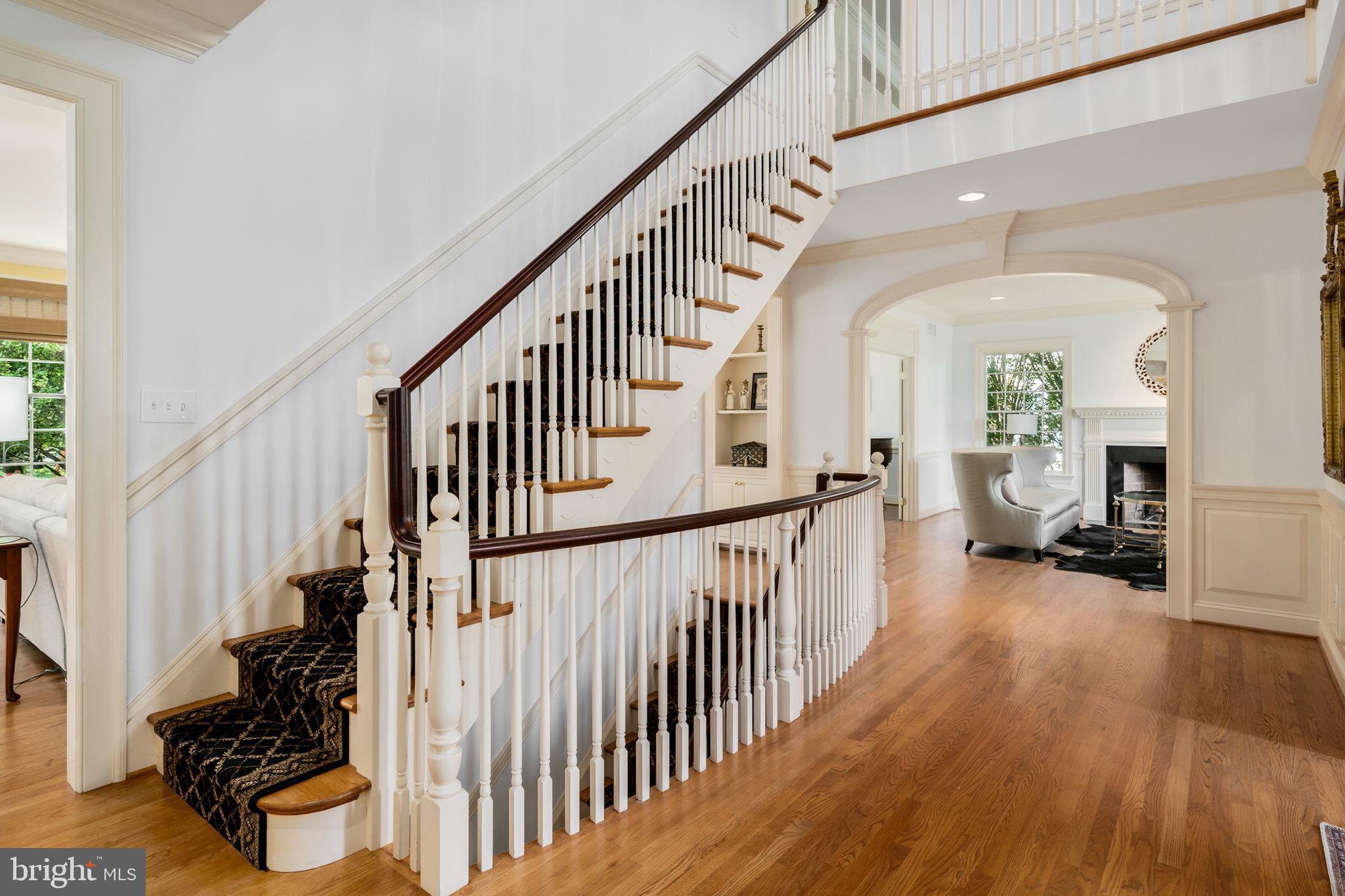809 Matlack Drive Moorestown, NJ 08057 - Photo 6 of 67 a view of entryway and hall with wooden floor
