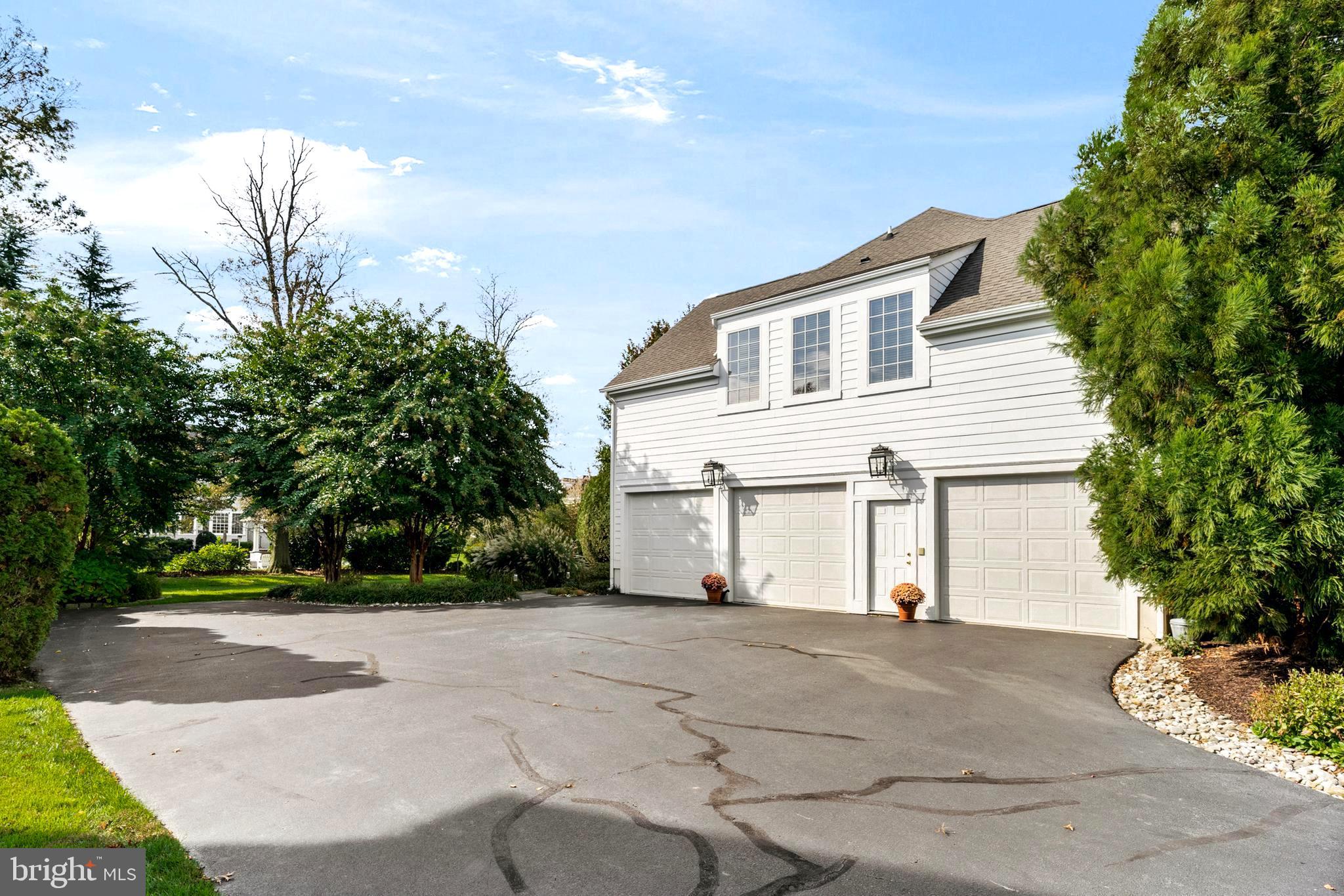 809 Matlack Drive Moorestown, NJ 08057 - Photo 58 of 67 a view of a house with a yard and garage