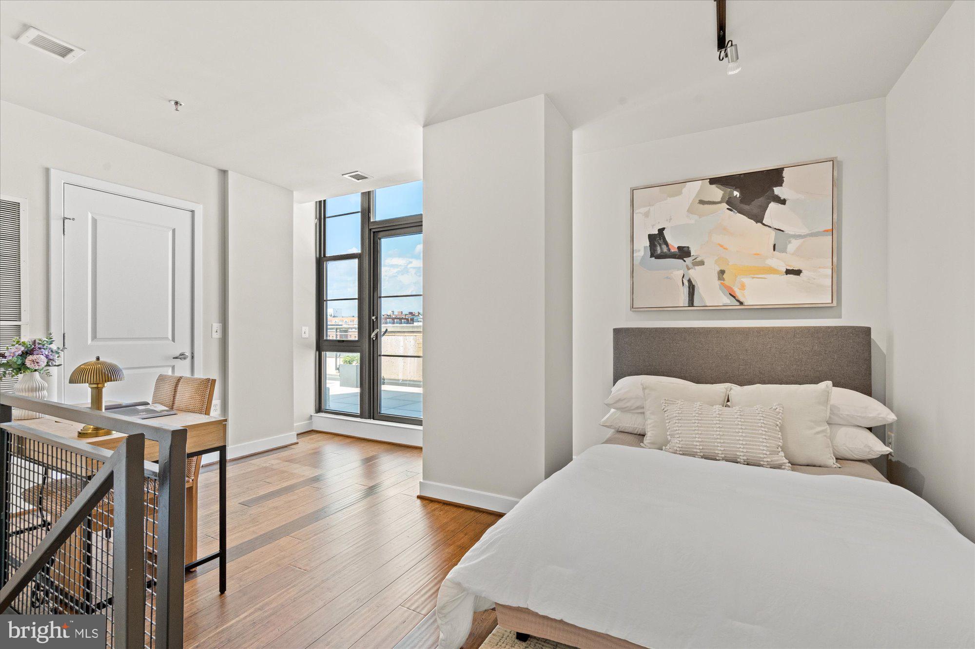 2125 14th Street Northwest, Unit 915 Washington, DC 20009 - Photo 21 of 28 Upper level bedroom with separate office space