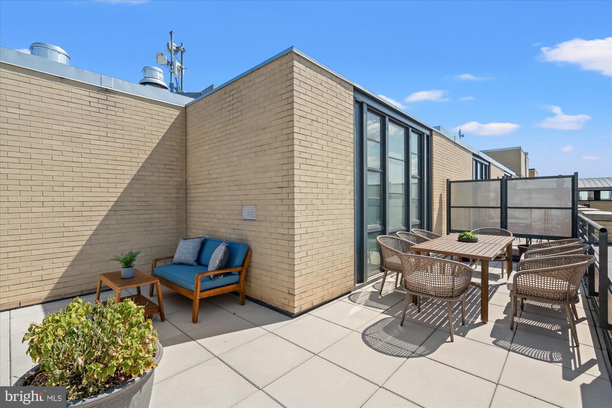 2125 14th Street Northwest, Unit 915 Washington, DC 20009 - Photo 25 of 28 Dinner party ready on the upper terrace