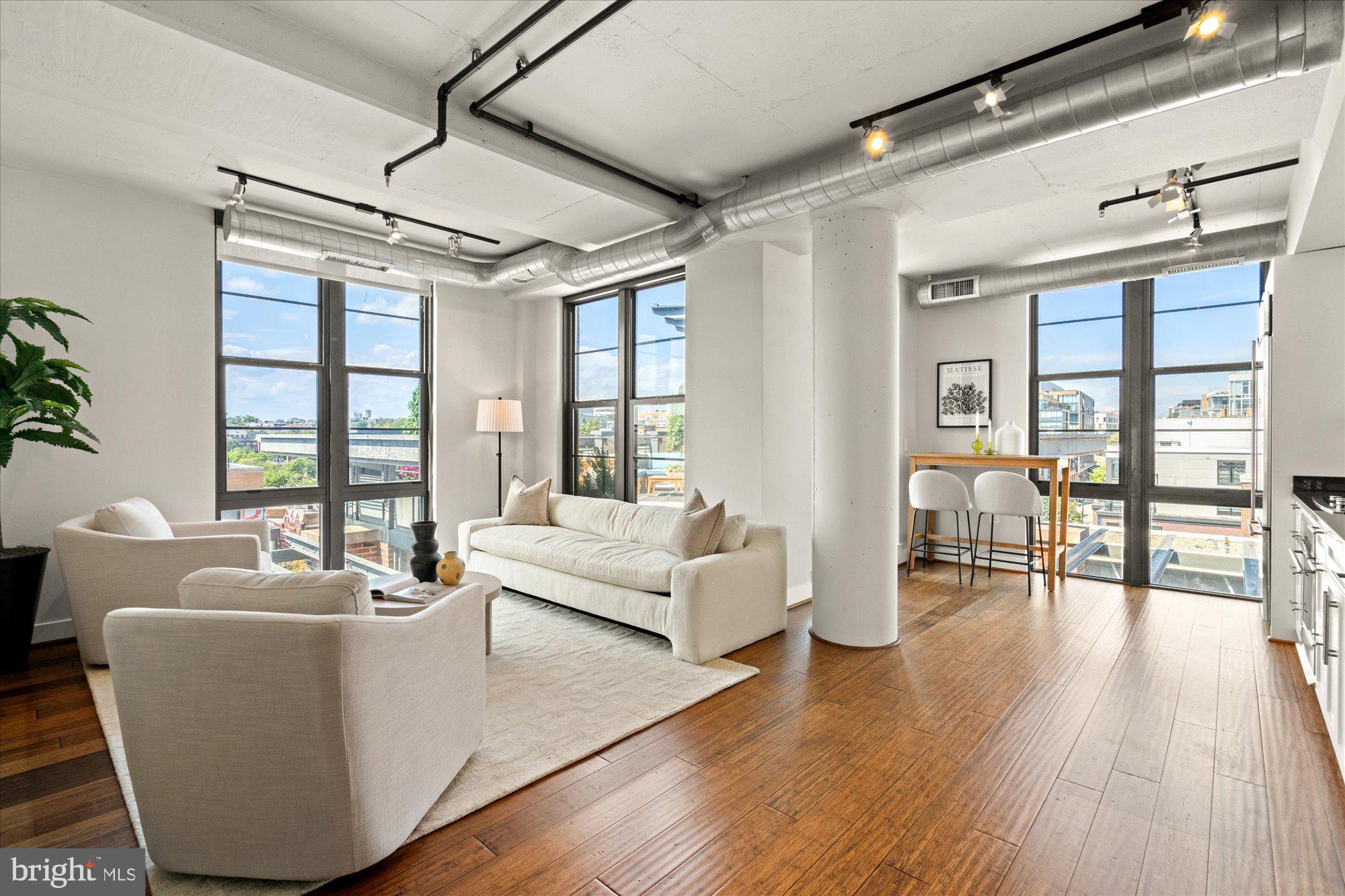 2125 14th Street Northwest, Unit 915 Washington, DC 20009 - Photo 5 of 28 Sun-filled corner unit with updated flooring
