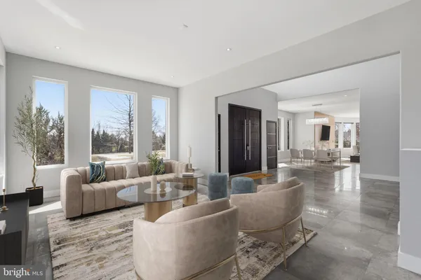 a view interior of a building with entryway