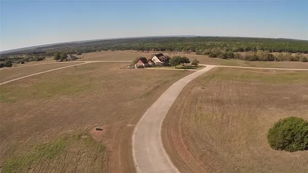an aerial view of a houses