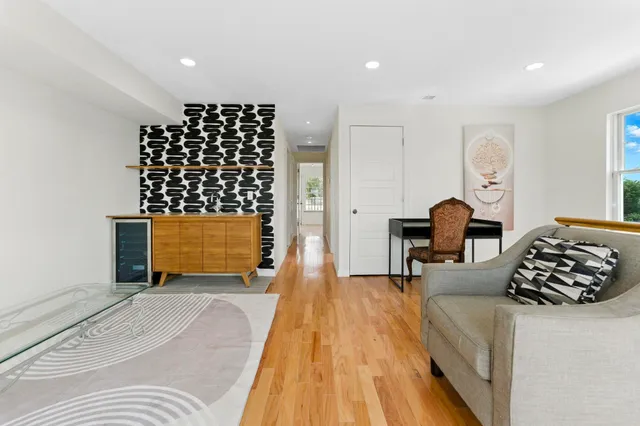 a view of a roof deck