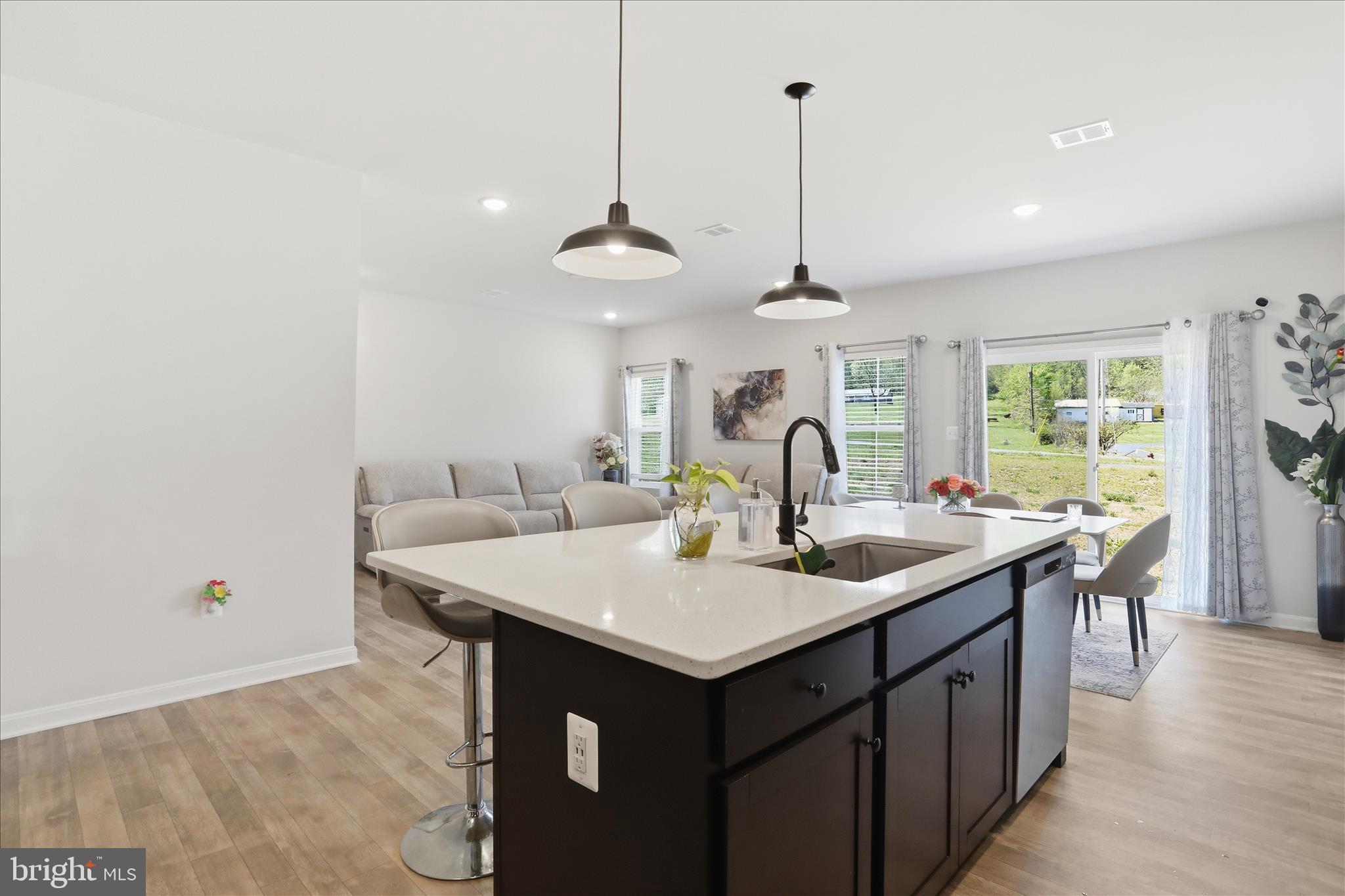 144 Scoter Road Hedgesville, WV 25427 - Photo 7 of 22 Gourmet Island Overlooking Living Area