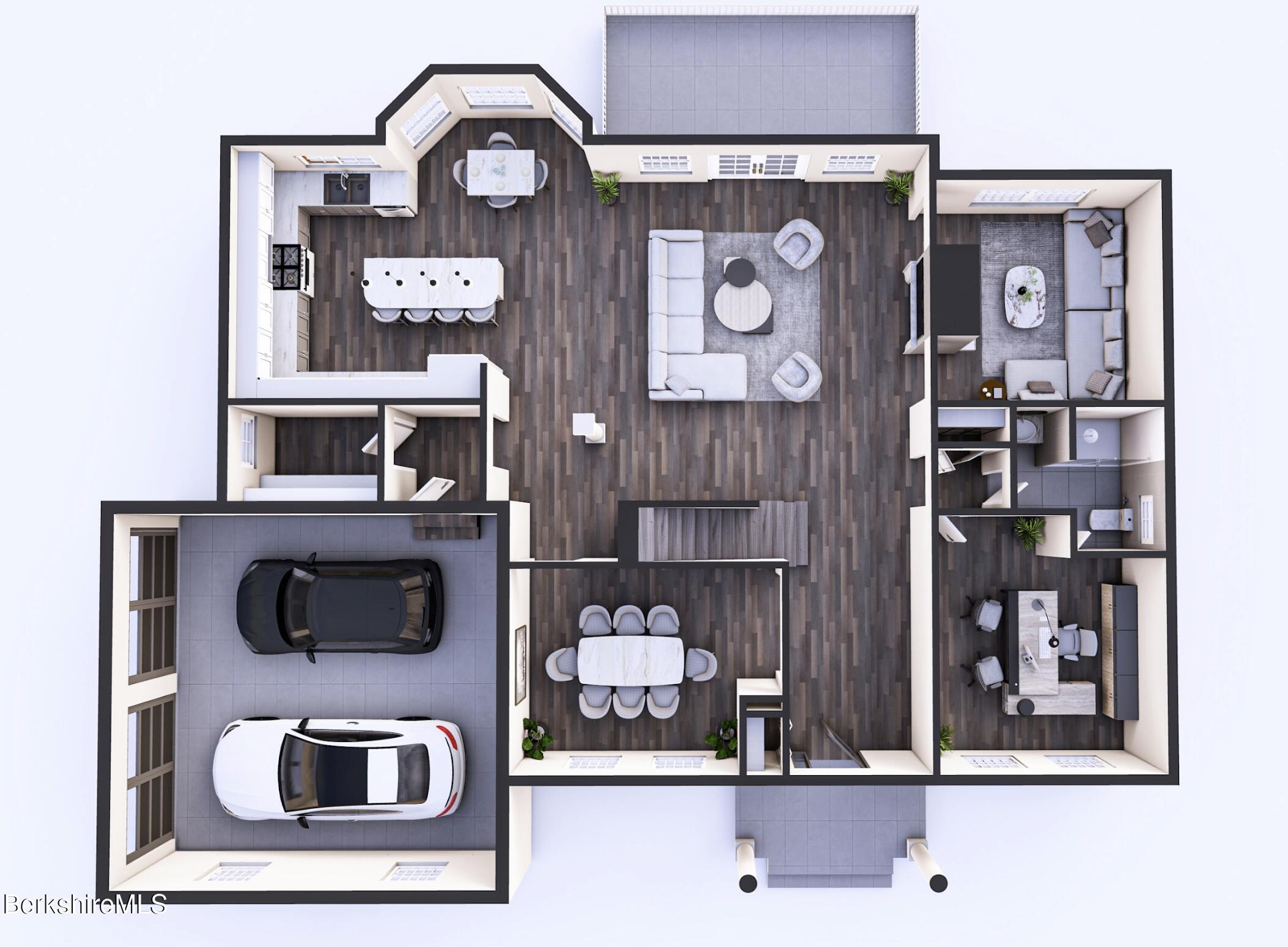 8 Northbrook Lane Pittsfield, MA 01201 - Photo 84 of 90 3D- First Floor Plan