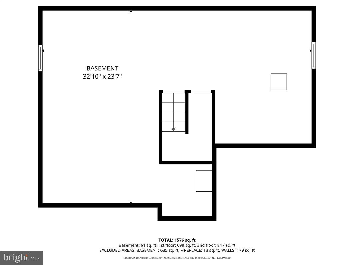 11 Evergreen Road Mount Laurel, NJ 08054 - Photo 48 of 49 Spacious basement layout blueprint.