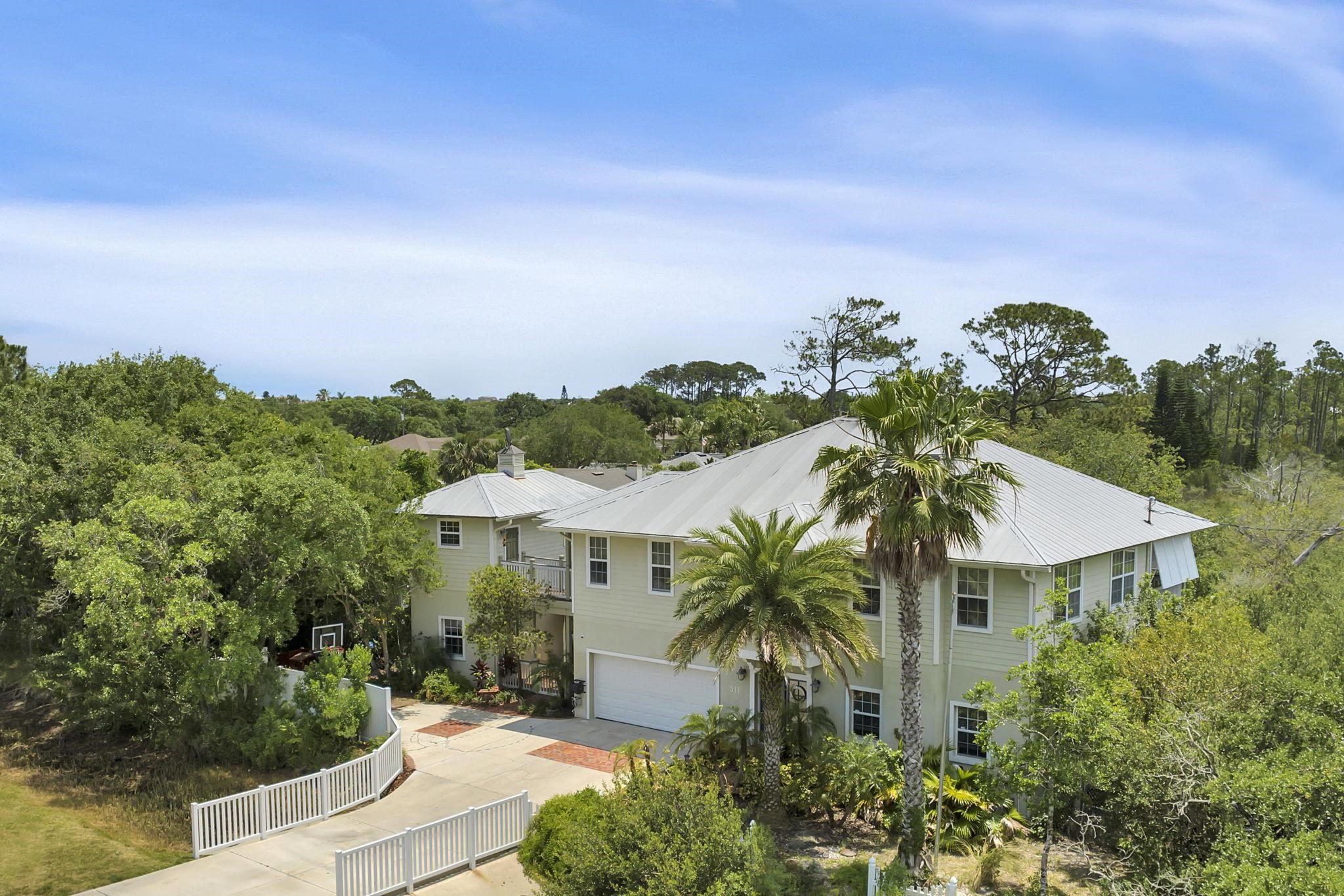 311 Weff Road St. Augustine, FL 32080 - Photo 46 of 65 an aerial view of a house