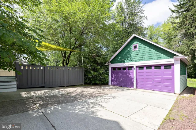 a view of a chairs and table in patio