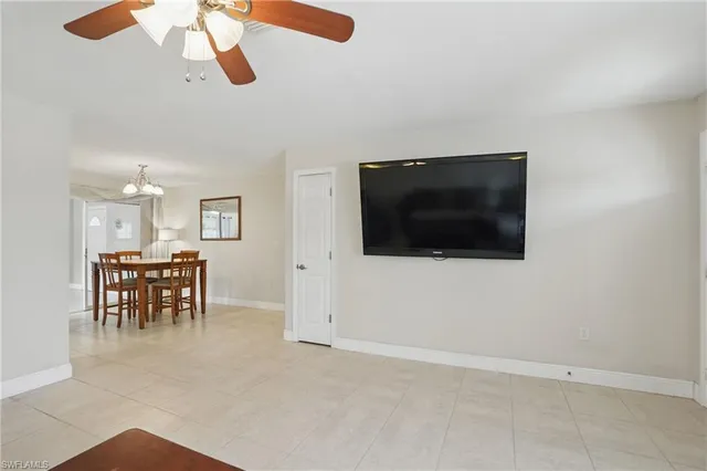 a view of a livingroom and furniture