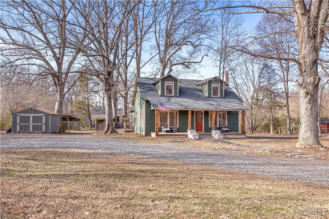 239 Old 15 Road New Canton, VA 23123 - Photo 31 of 32 View of front of home featuring an outbuilding, a