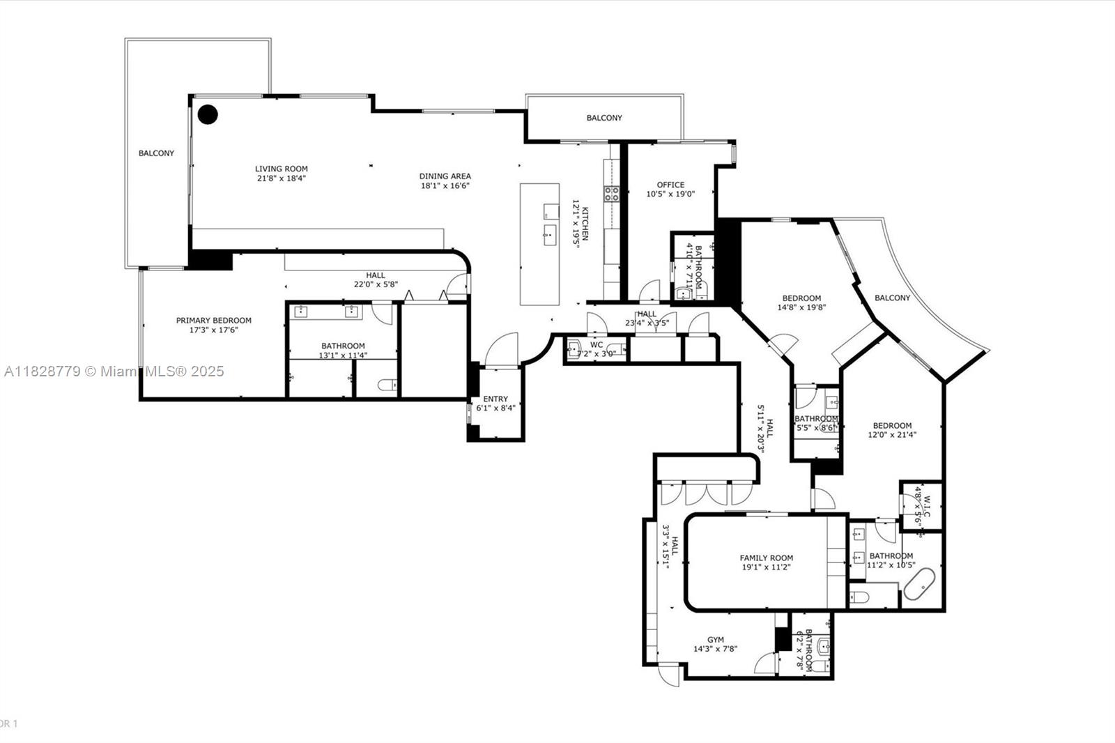 900 Brickell Key Boulevard, Unit 3103 Miami, FL 33131 - Photo 55 of 55 a picture of a bathroom with a sink