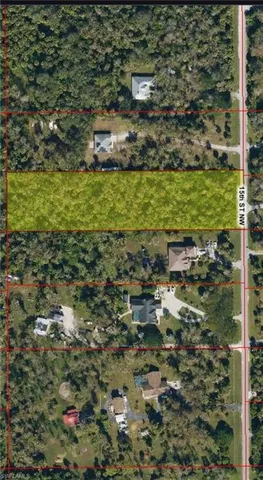 a view of a yard with an outdoor space