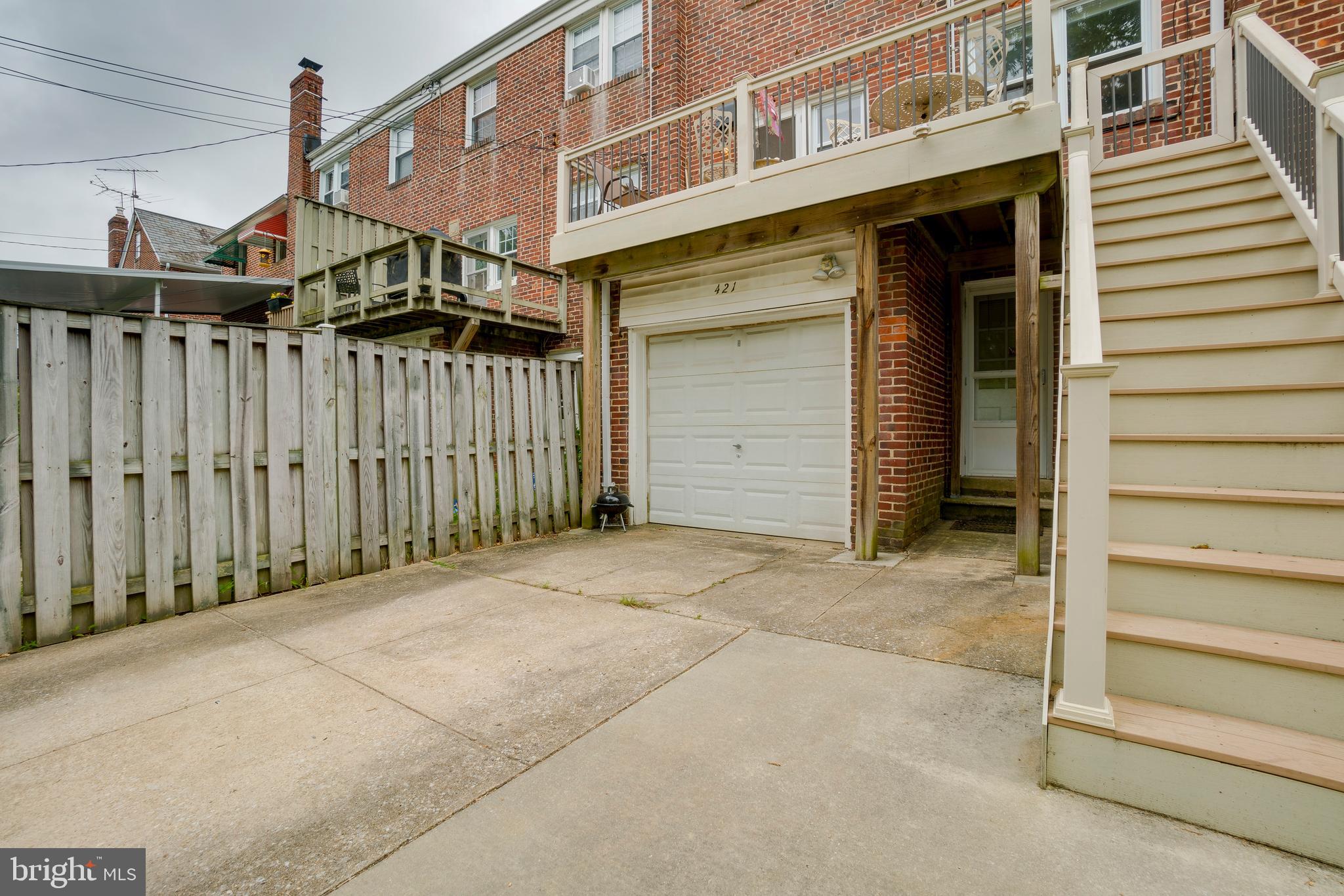 421 Overbrook Road Baltimore, MD 21228 - Photo 48 of 48 Stairs to Deck from Parking Pad