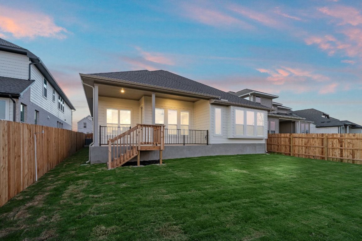 19505 Judys View Pflugerville, TX 78660 - Photo 17 of 25 Rear of Home and Private Backyard