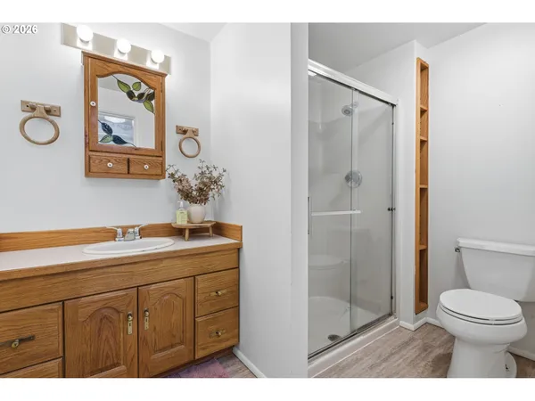 a view of livingroom with washer and dryer
