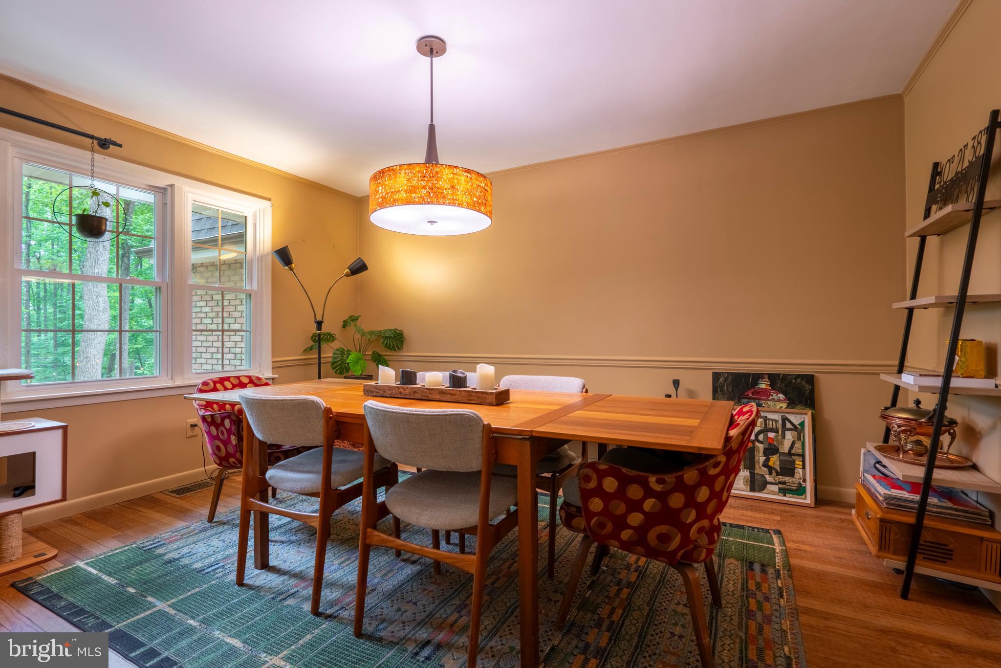 284 Whites Mill Road Green Lane, PA 18054 - Photo 15 of 54 a view of a dining room with furniture window and wooden floor