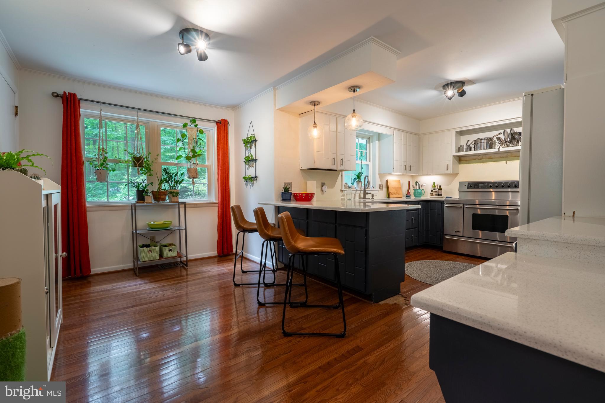 284 Whites Mill Road Green Lane, PA 18054 - Photo 18 of 54 a view of a dining room with furniture and wooden floor