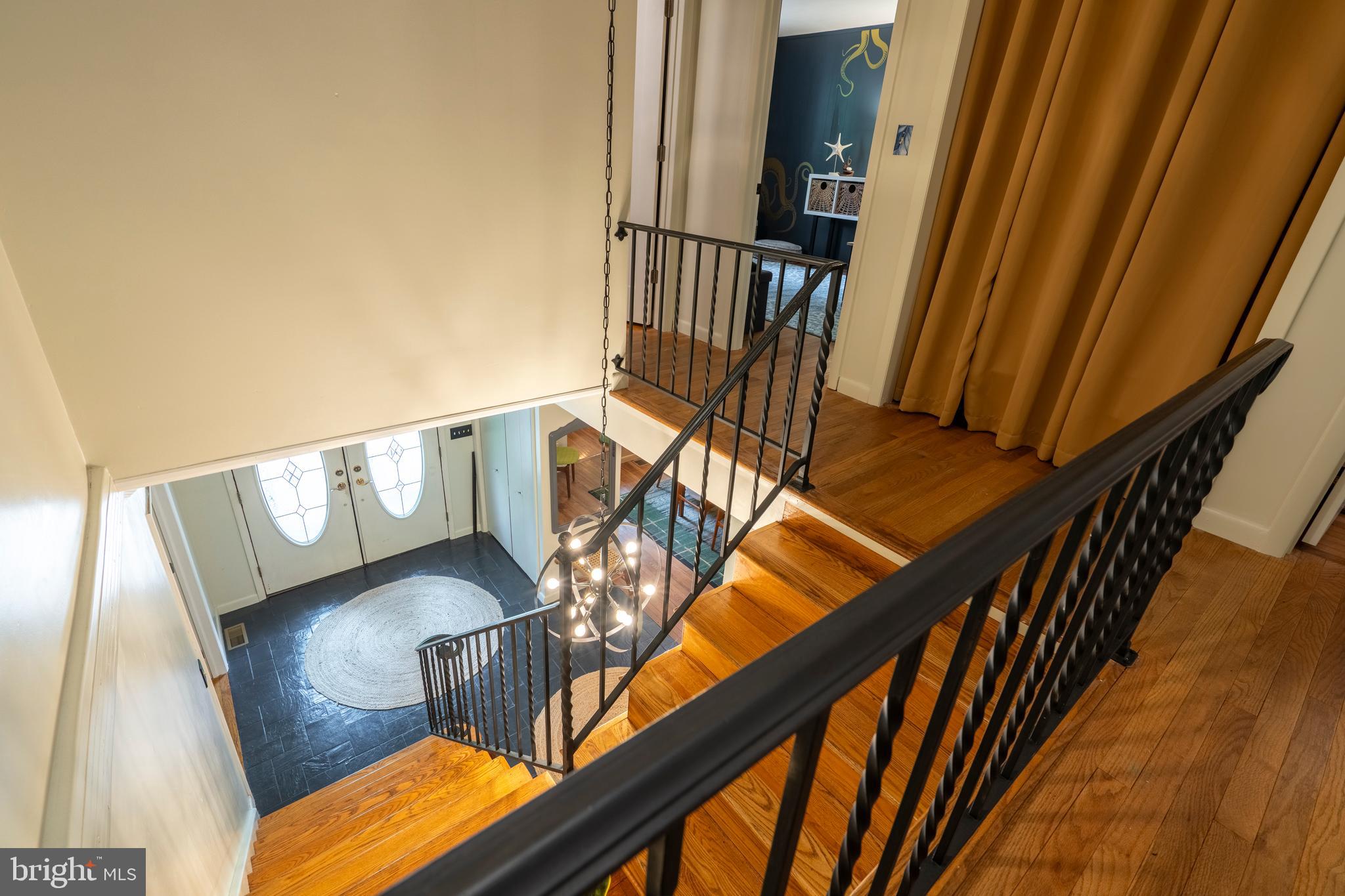 284 Whites Mill Road Green Lane, PA 18054 - Photo 27 of 54 a view of stairs and wooden floor