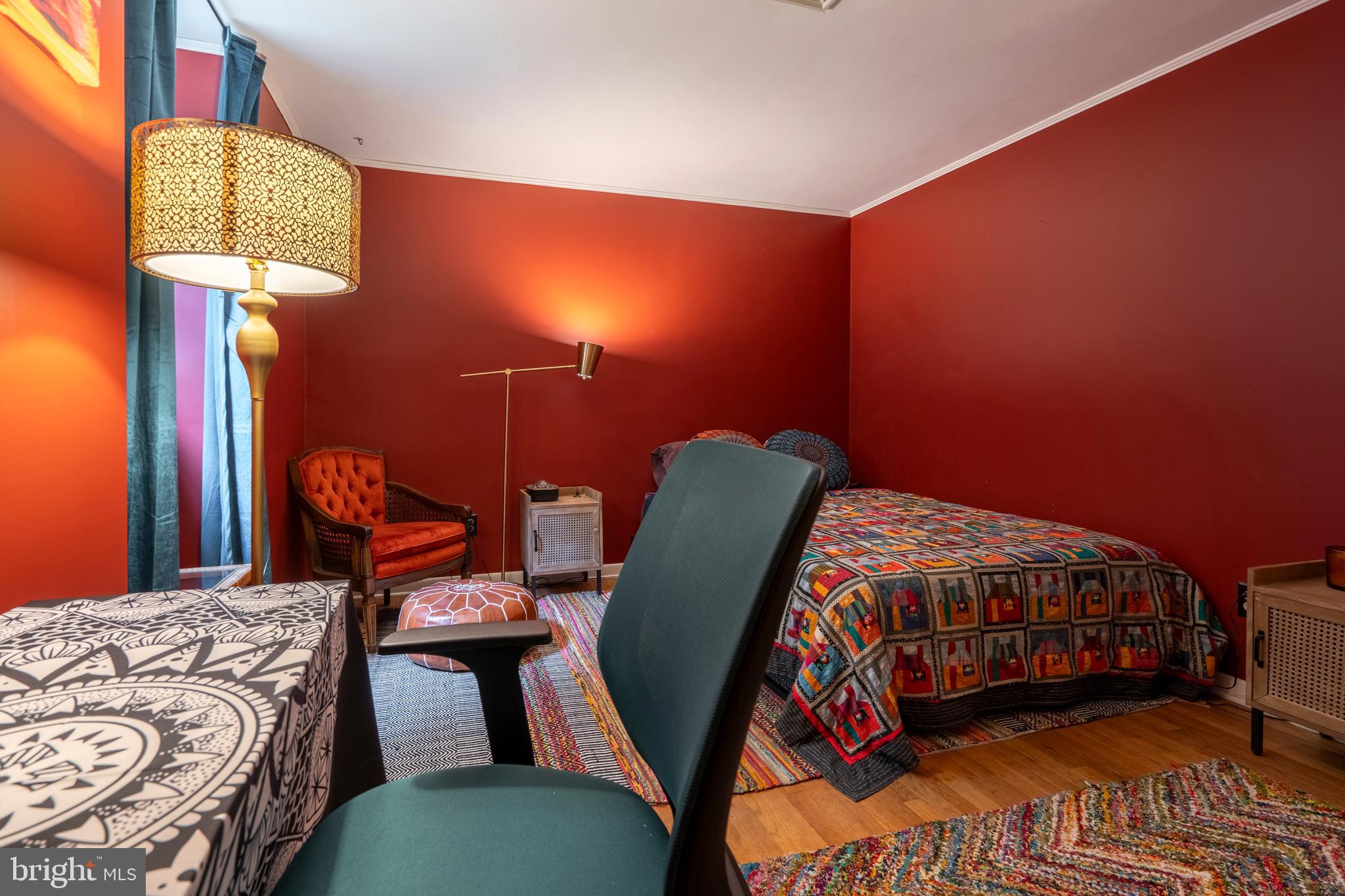 284 Whites Mill Road Green Lane, PA 18054 - Photo 43 of 54 a bedroom with a bed and lamp