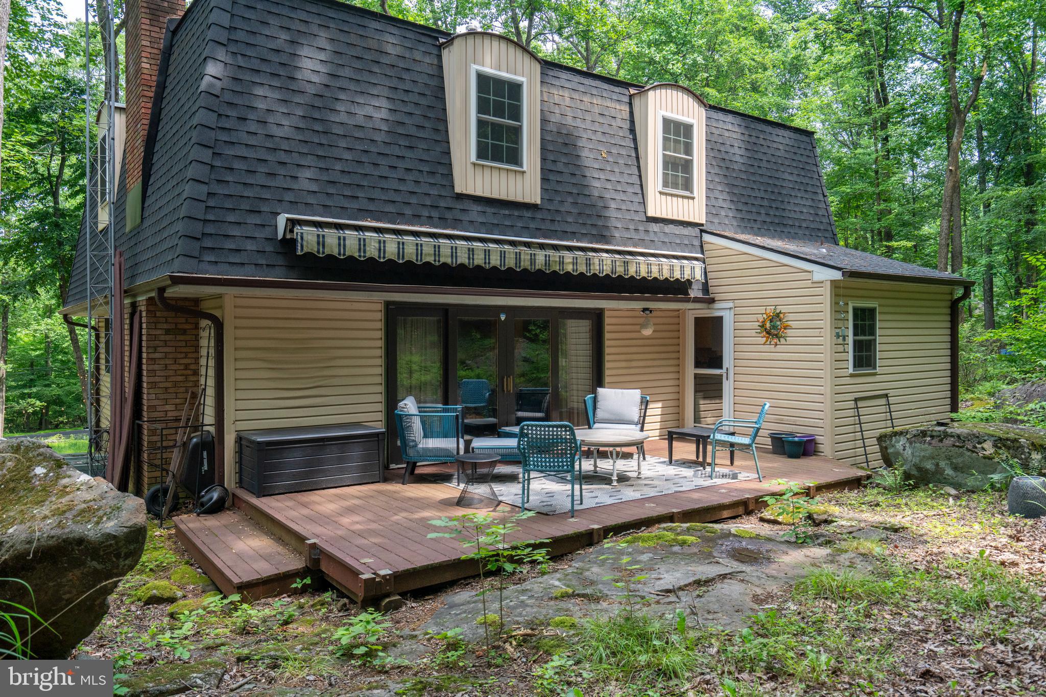 284 Whites Mill Road Green Lane, PA 18054 - Photo 49 of 54 a view of a house with backyard and sitting area