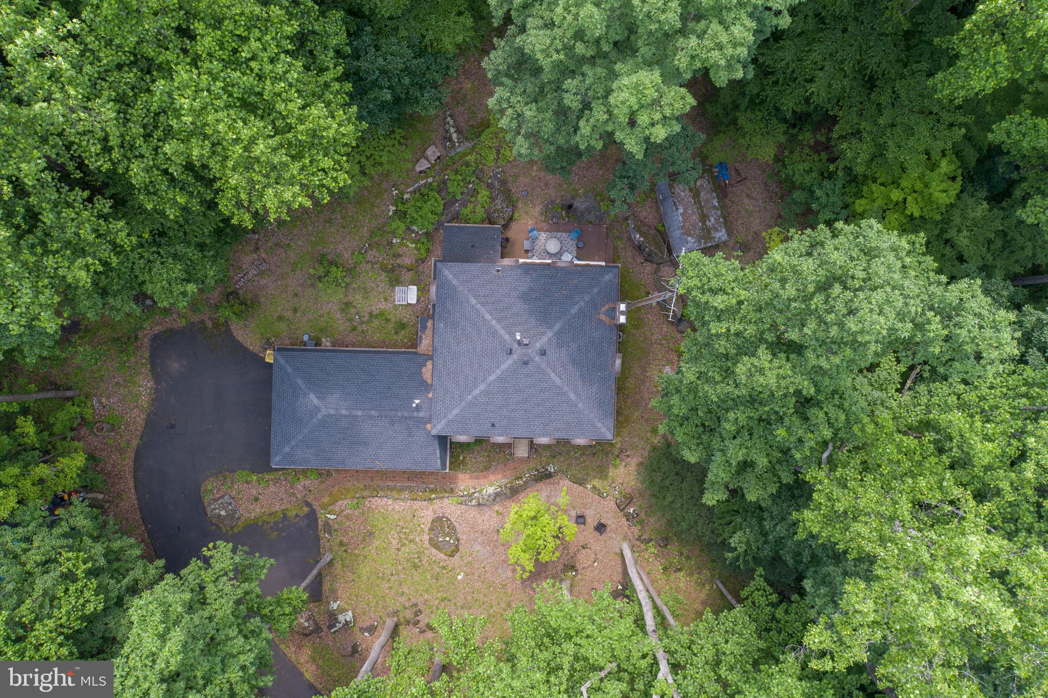 284 Whites Mill Road Green Lane, PA 18054 - Photo 52 of 54 an aerial view of a house with outdoor space