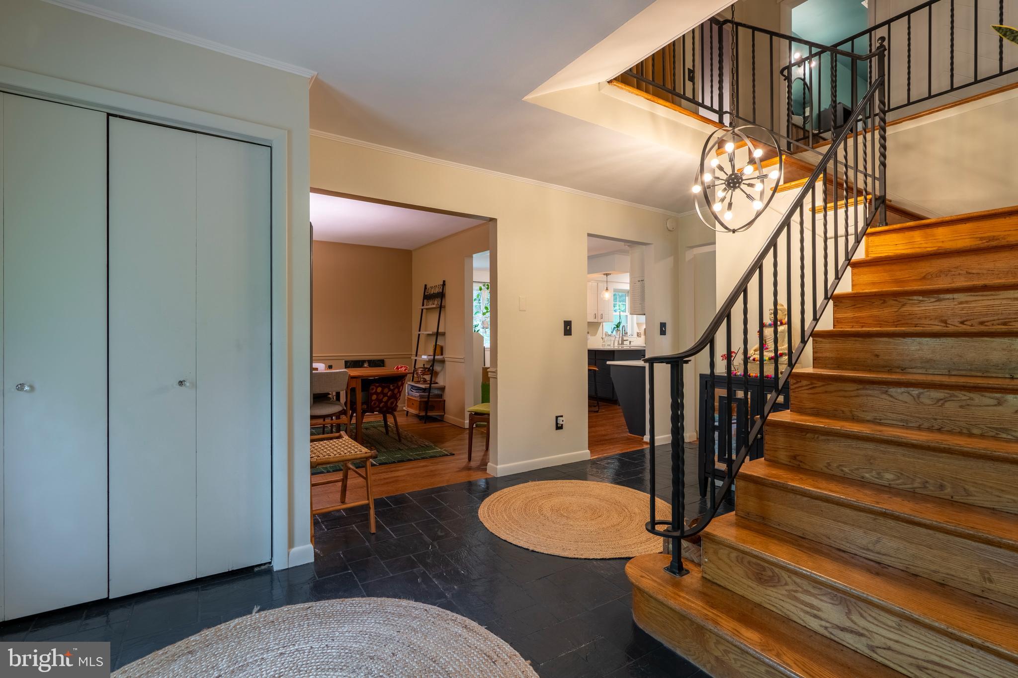 284 Whites Mill Road Green Lane, PA 18054 - Photo 9 of 54 a view of entryway livingroom and hall with wooden floor