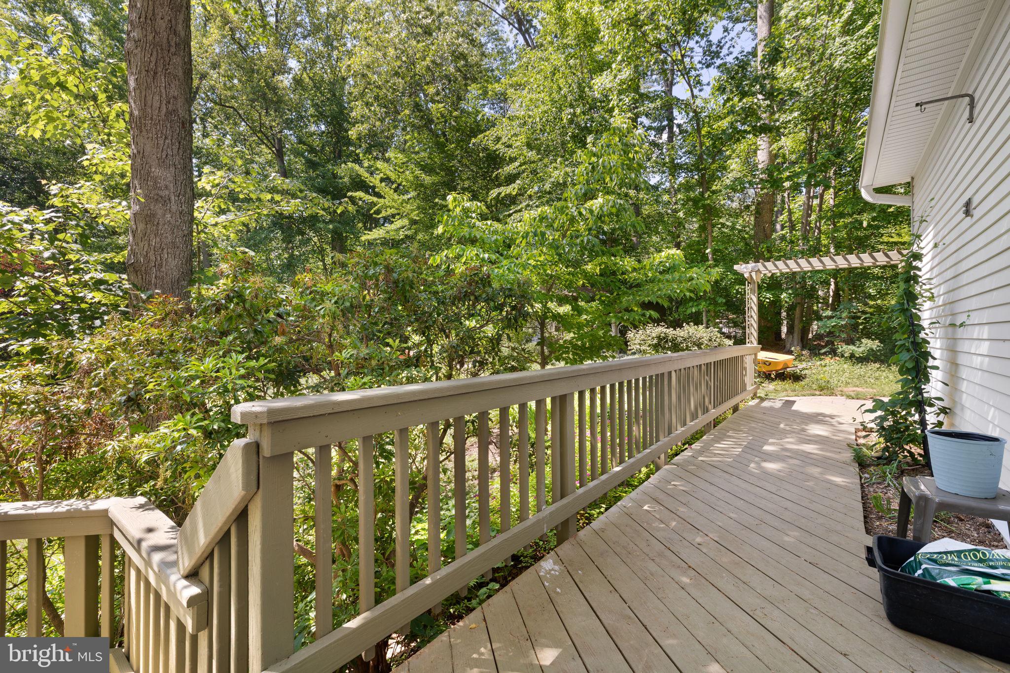 8099 Counselor Road Manassas, VA 20112 - Photo 47 of 82 decking to rear garage entrance