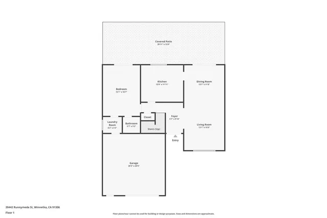 $930,000 | 20442 Runnymede Street, Winnetka, CA 91306