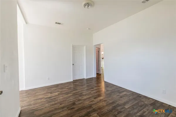 a view of an empty room