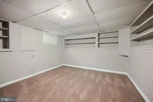 a view of a storage & utility room