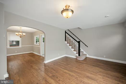 4204 Seidel Avenue Baltimore, MD 21206 - Photo 4 of 23 a view of an entryway with wooden floor