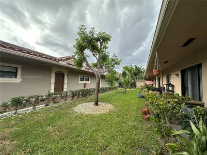 a house view with a sitting space