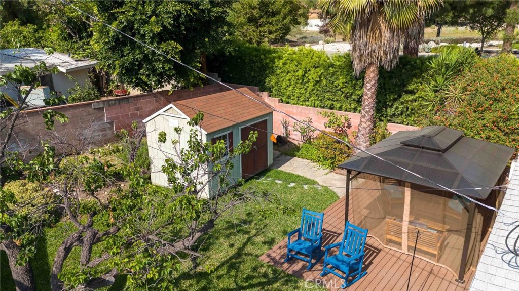 301 West Ashby Street Azusa, CA 91702 - Photo 14 of 75 an aerial view of a house with swimming pool garden and patio