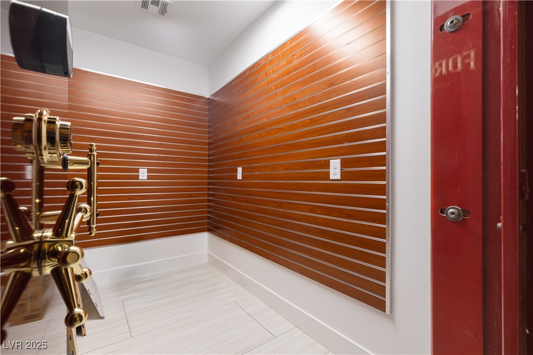9865 Bright Angel Way Las Vegas, NV 89149 - Photo 41 of 98 Walk in Safe/Panic Room with Slat Wall