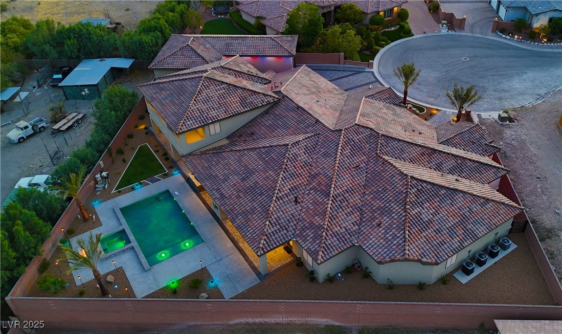 9865 Bright Angel Way Las Vegas, NV 89149 - Photo 7 of 98 Aerial view of property and surrounding area