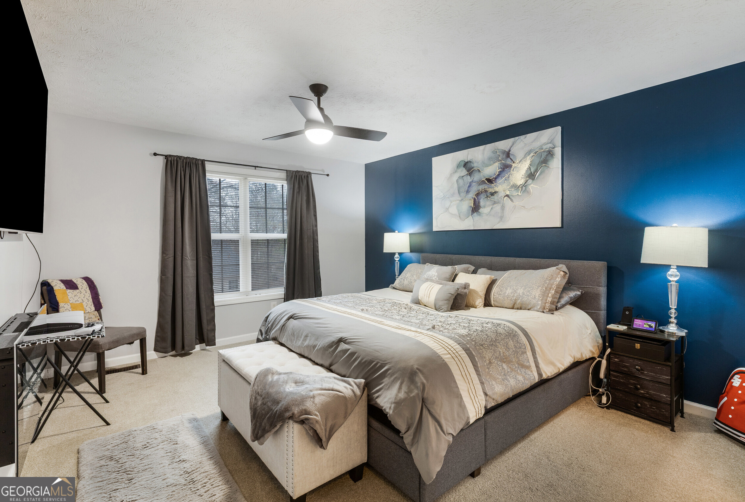 159 Villa Rosa Ridge Temple, GA 30179 - Photo 12 of 31 a bedroom with a bed and wooden floor