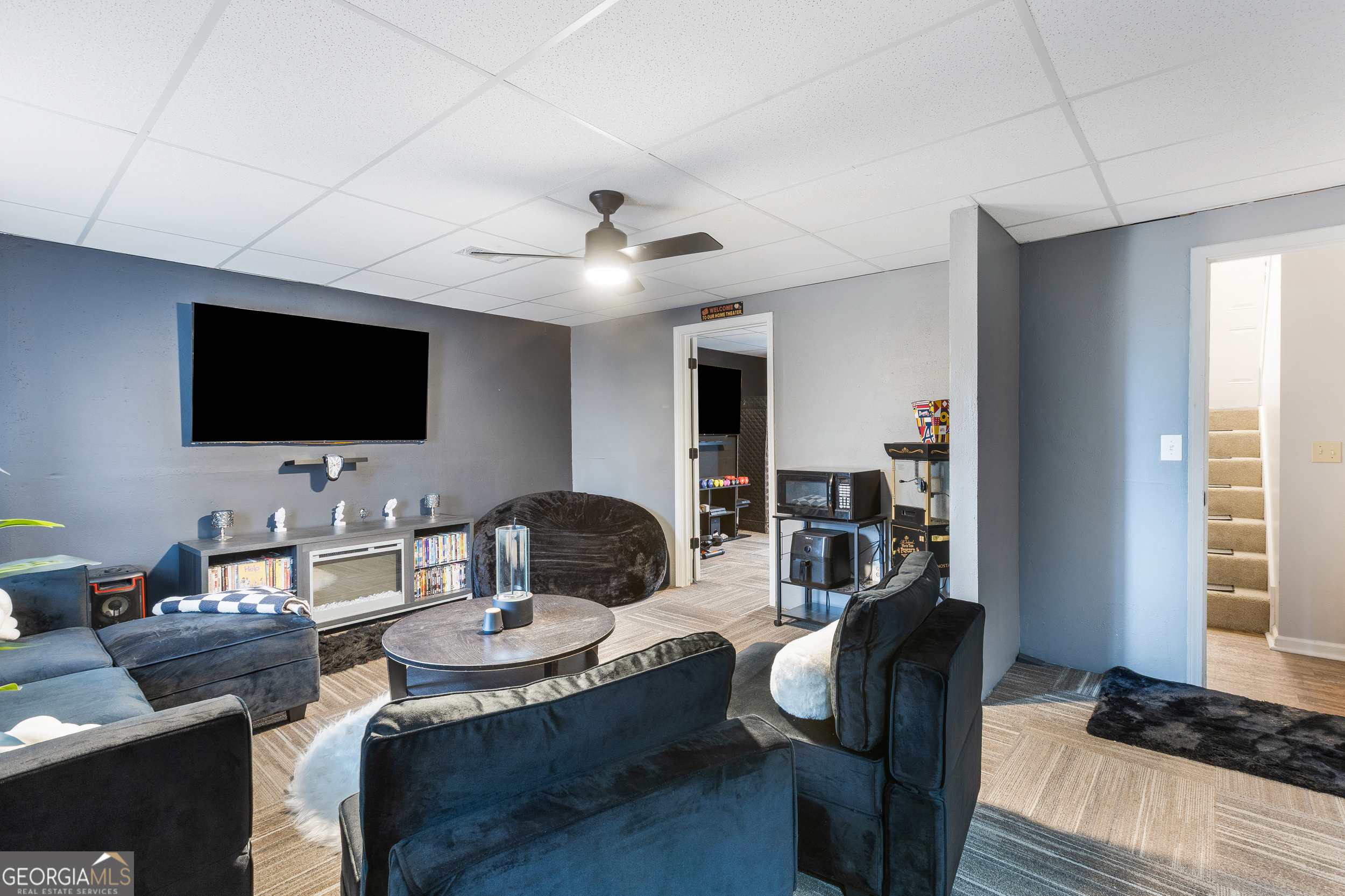 159 Villa Rosa Ridge Temple, GA 30179 - Photo 24 of 31 a living room with furniture and a flat screen tv