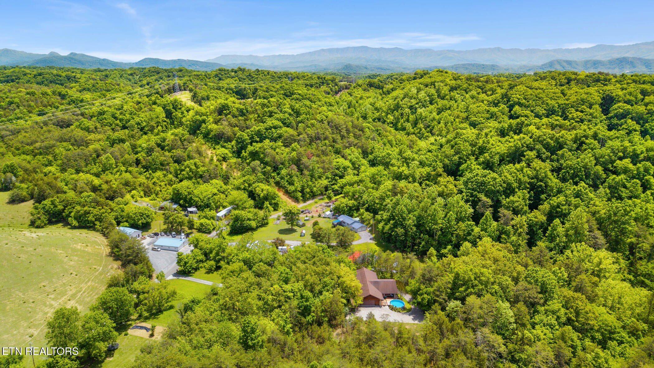 646 Parton Hollow Road Sevierville, TN 37876 - Photo 27 of 31 Drone Picture