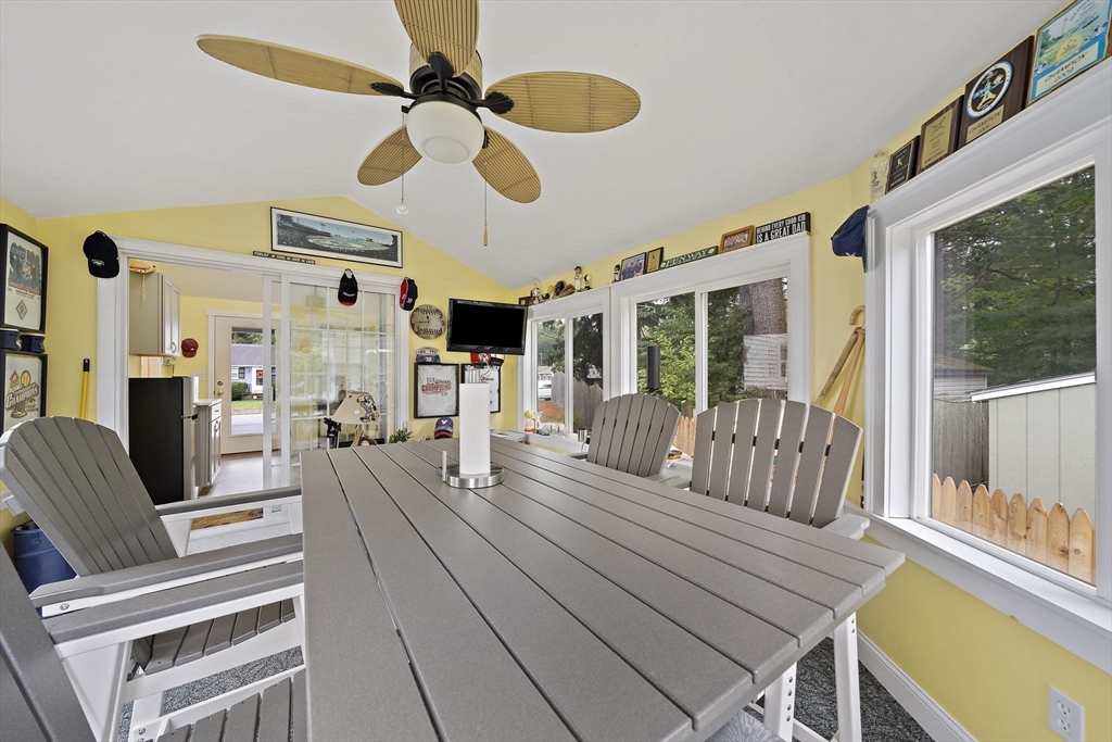 16 Jay Road Weymouth, MA 02190 - Photo 6 of 40 a view of a dining room with furniture wooden floor and chandelier