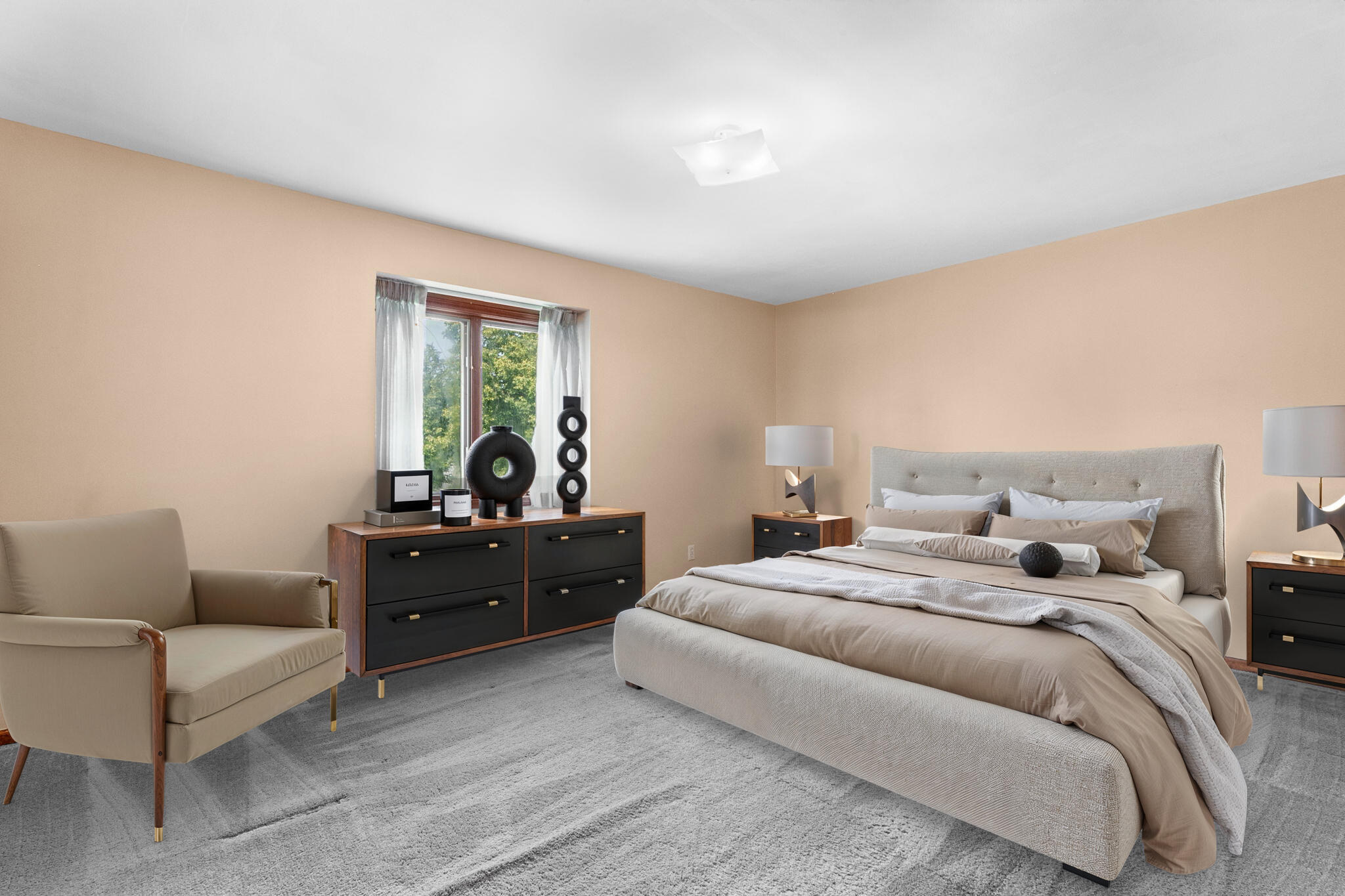 1121 Cheyenne Drive Crown Point, IN 46307 - Photo 12 of 18 a bedroom with a bed and a couch