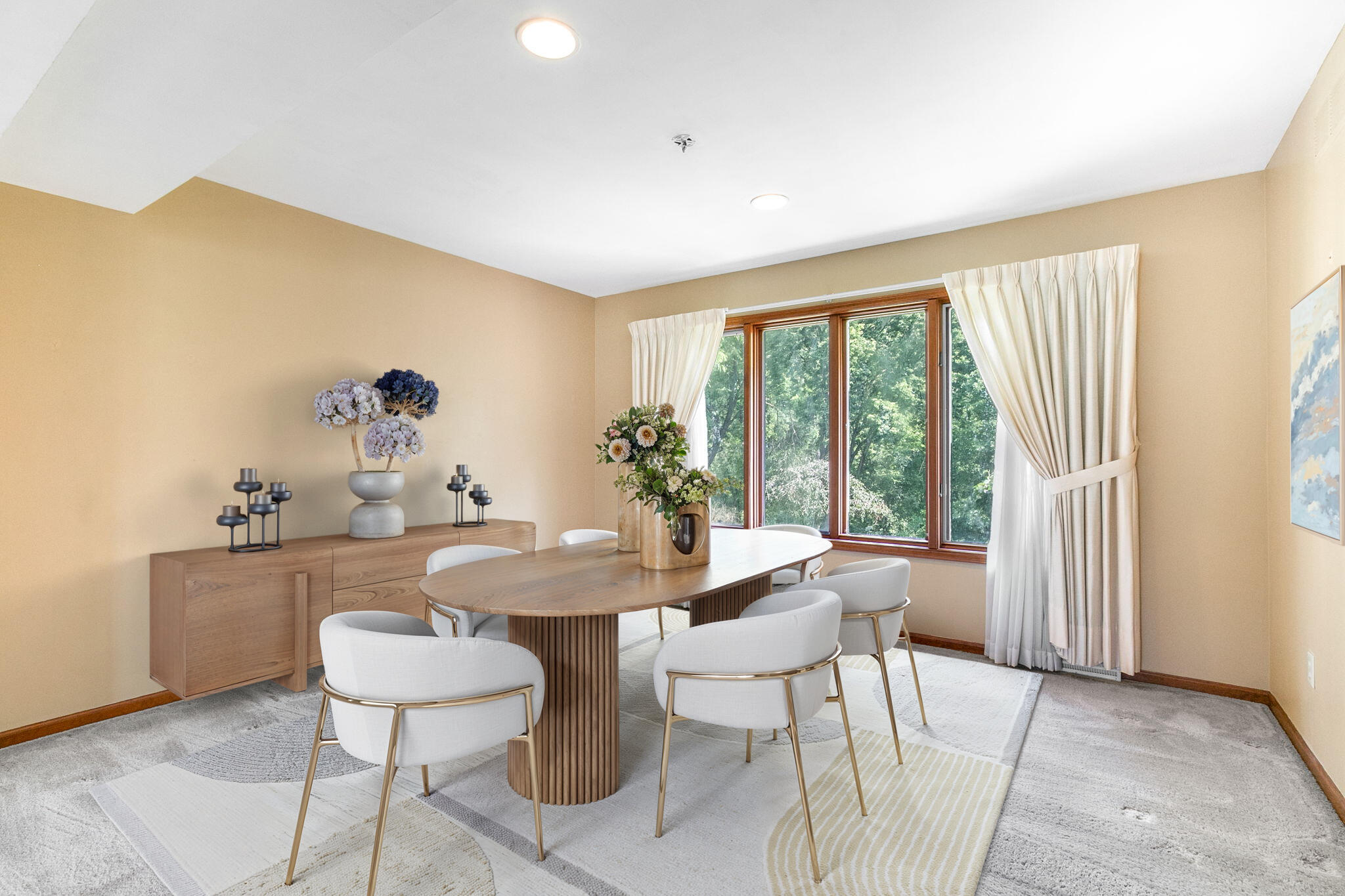 1121 Cheyenne Drive Crown Point, IN 46307 - Photo 6 of 18 a view of a dining room with furniture window and outside view