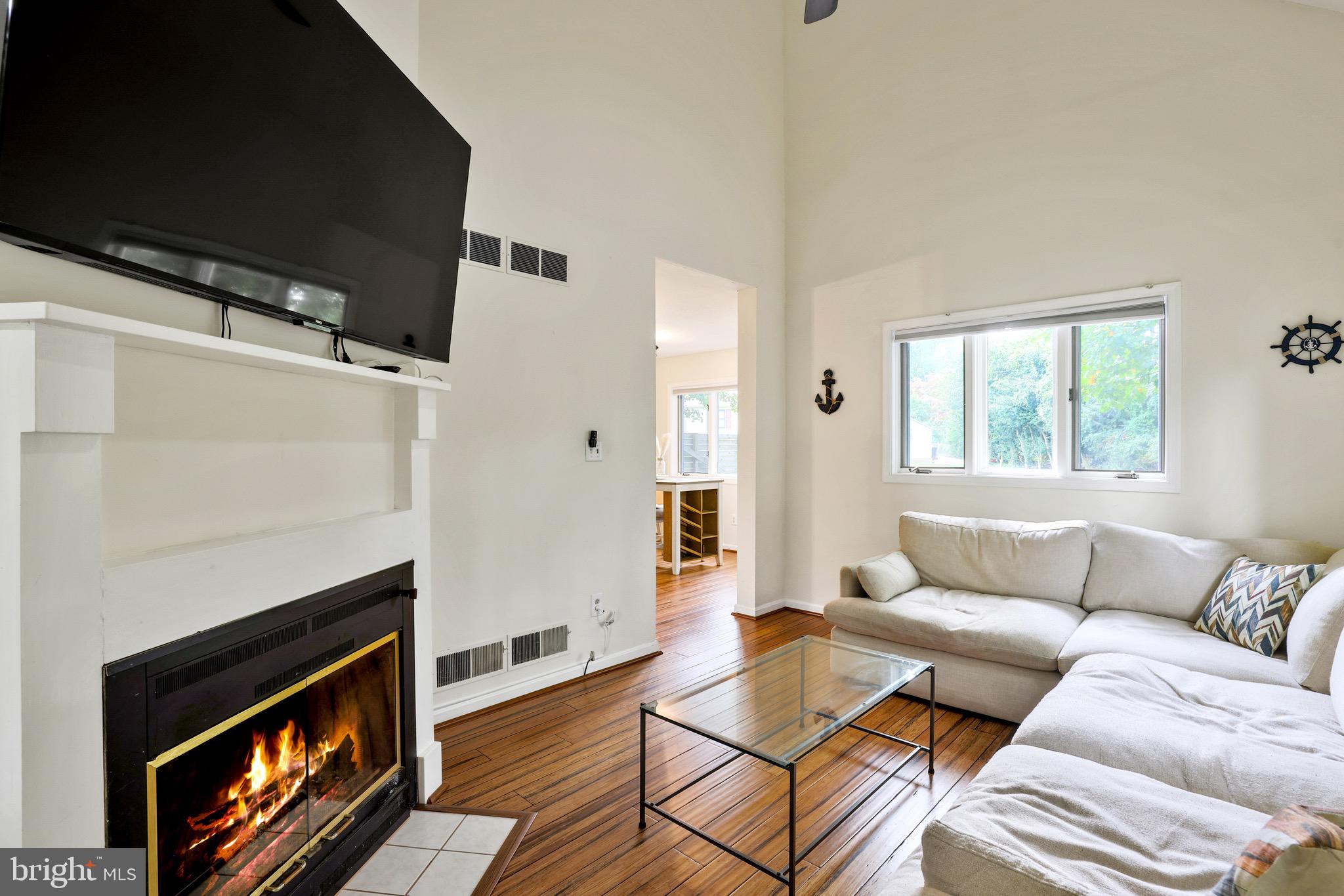 920 Old Annapolis Neck Road Annapolis, MD 21403 - Photo 14 of 58 a living room with furniture and a fireplace