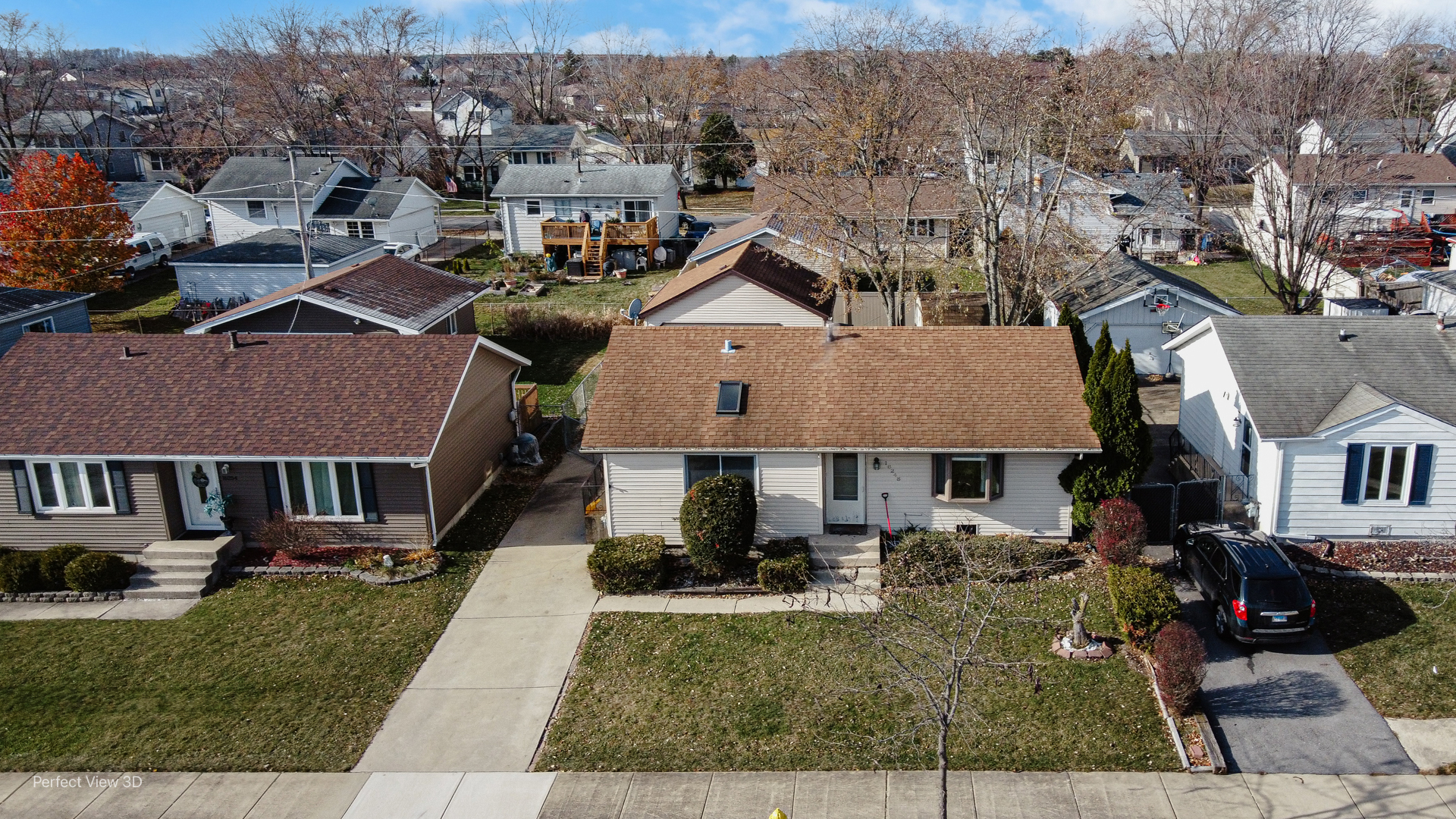 16248 Haven Avenue Orland Hills, IL 60487 - Photo 2 of 10 an aerial view of a residential apartment building with a yard