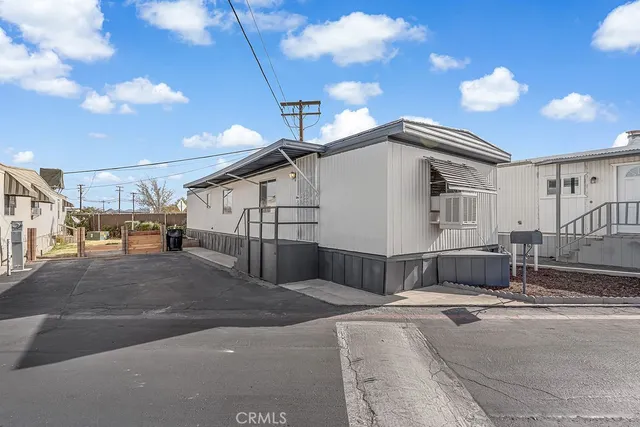 a view of a house with a patio