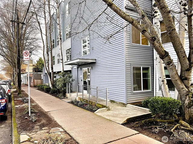 a view of a house with a patio