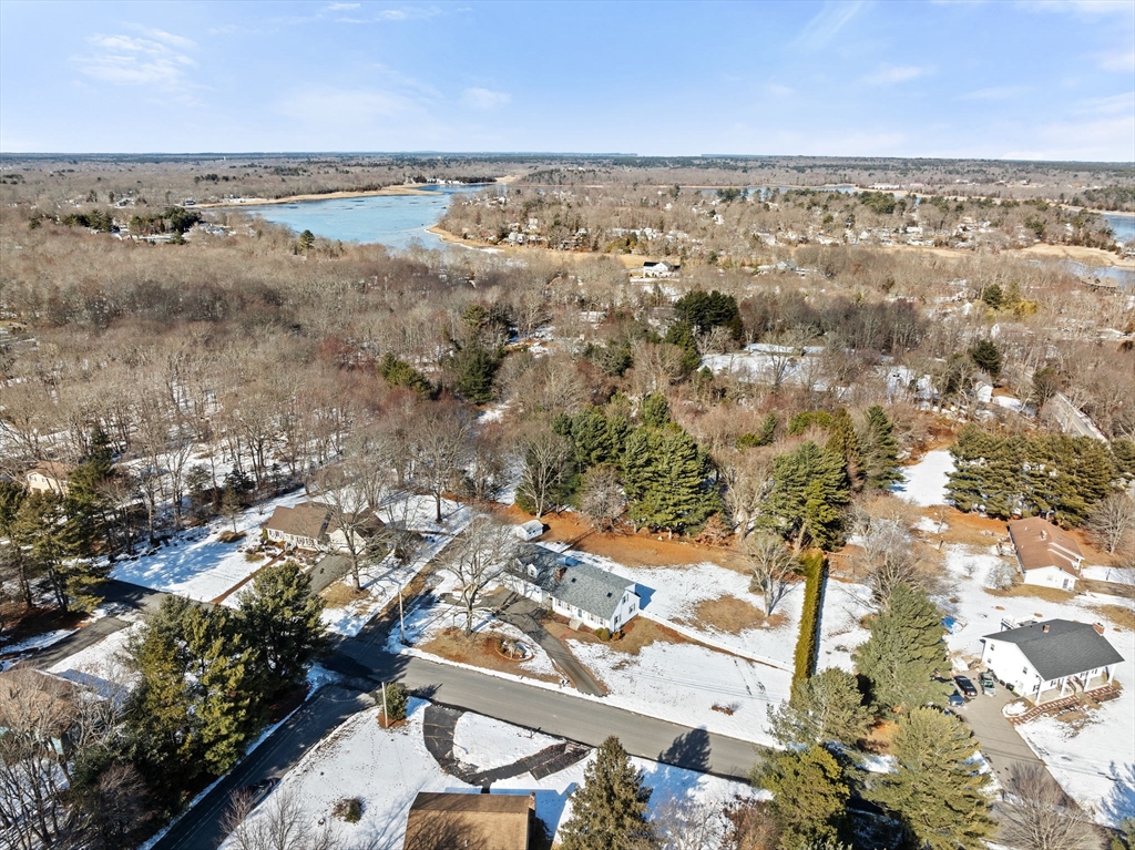 4 Highland Ridge Road Assonet, MA 02702 - Photo 35 of 42 an aerial view of ocean and residential houses with outdoor space